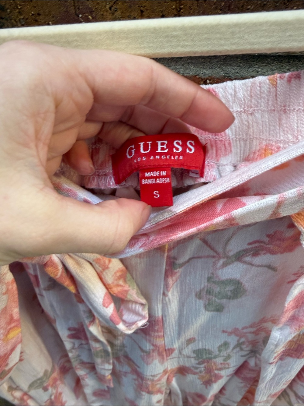 Guess Pink Floral White Matching Set - Picture 6 of 6